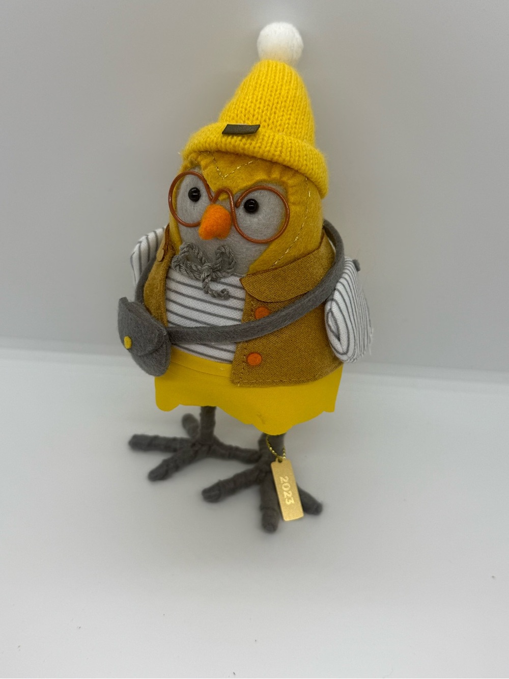 Featherly friends Bird Apple 2023 Shopping Cross Body Bag yellow bird